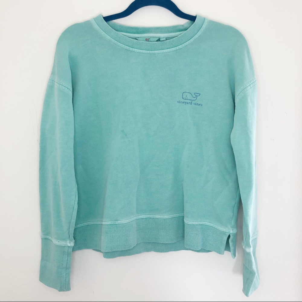Vineyard Vines Garment Dyed Vintage Whale Sweater
